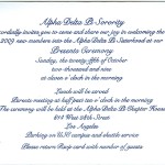Inside Message, Font #9, Alpha Delta Pi Presents Ceremony