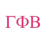 1-color fold-over card, Fuschia Thermography, Greek can be size you prefer, Gamma Phi Beta