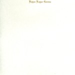 Personal Stationery, Gold Thermography, Kappa Kappa Gamma, Font #10