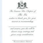 1-color Black thermography recommendation thank you. Font #9 Phi Mu