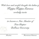 Inside Message, font #9, Kappa Kappa Gamma, any wording and font you desire