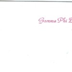 Place Card, Hot Pink Thermography, Font #2