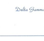 Place Card, R.Blue,Thermography, Font #2