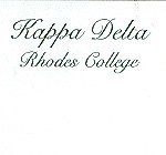 Name Tag, Kappa Delta, Green Ink, Font #9