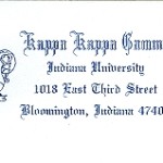Business Stationery, Envelope, Font #19 & #10, Kappa Kappa Gamma