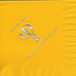 Napkin, sunflow yellow (discontinued), Silver Foil Hot Air Balloon Childrens Miracle Network, Phi Mu